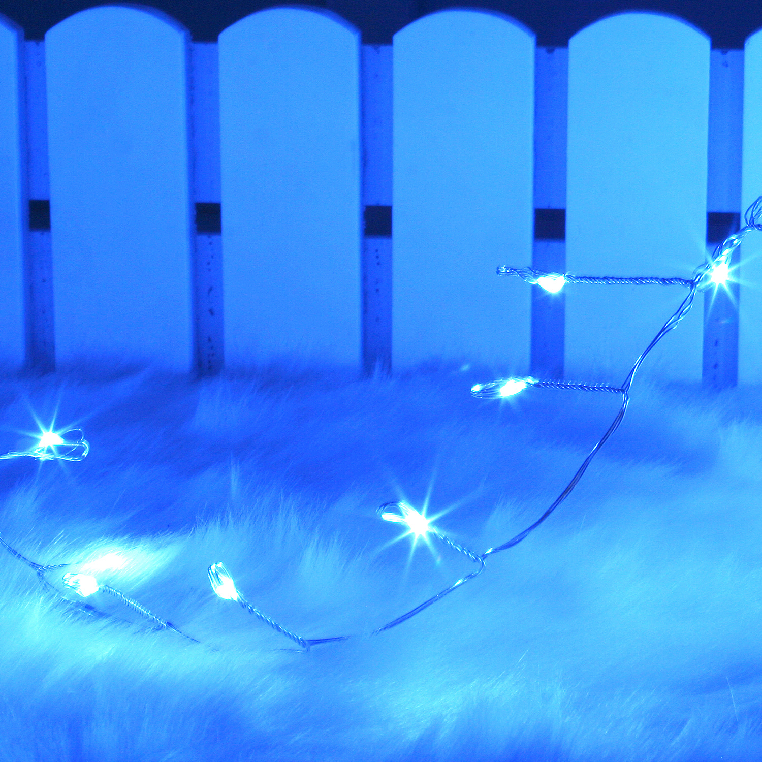 LED 24V 별빛 클러스터(지네) 전구 200구 5M(블루)